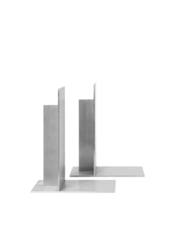 Bókastoð LAGER 2/pk aluminium
