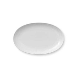 Fat WHITE FLUTED 23cm