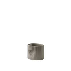 Blómapottur RIDGE H15cm Taupe