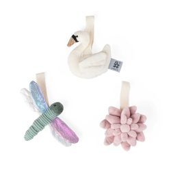 Leikfang blóm/drekafl./svanur 3/pk