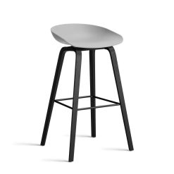 Barstóll AAS32 H75 eik/svartur, Concrete