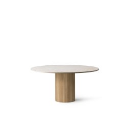 Borð VIPP495 CABIN ROUND Ø150 ljós eik