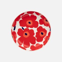 Djúpur diskur UNIKKO 20 cm hvít/rau/blá