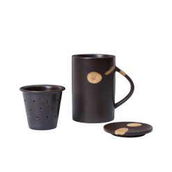 Bolli m/ tesíu KOYO dark brown/ buff