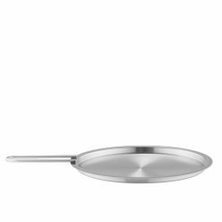 Lok á pott, flatt Ø20cm SS