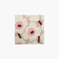 Servíettur UNIKKO beige/pink