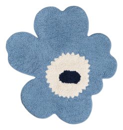 Baðmotta UNIKKO 73x74 blá/hvít/navy