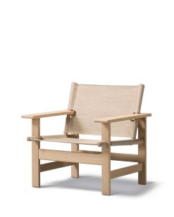 Stóll THE CANVAS CHAIR eik/light oil