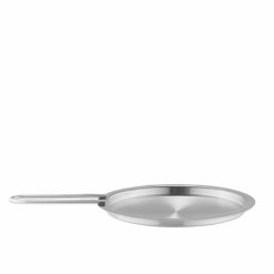 Lok á pott, flatt Ø16cm SS