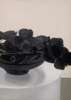 Plakat Black Flowers in Vase 50x70