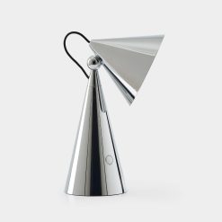 POSE PORTABLE Borðlampi Silver