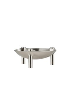 Skál STOFF Nagel brushed chrome